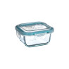 Fiambrera de cristal 330 ml 12 x 12 x 6,5 cm