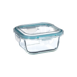 Fiambrera de cristal 530 ml 13,80 x 13,80 x 6,8 cm