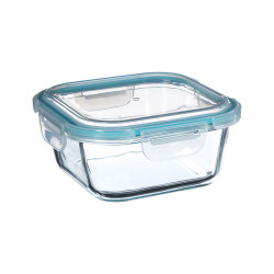 Fiambrera de cristal 800 ml 16 x 16 x 7,40 cm