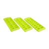 Pack 3 uds. cubitera de polipropileno colores surtidos 25 x 8,5 x 3,7 cm