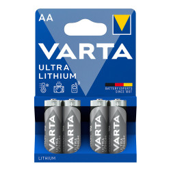 Pila varta ultra lithium aa - lr06 (blister 4 uds) ø14,5x50,5mm