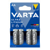 Pila varta ultra lithium aa - lr06 (blister 4 uds) ø14,5x50,5mm