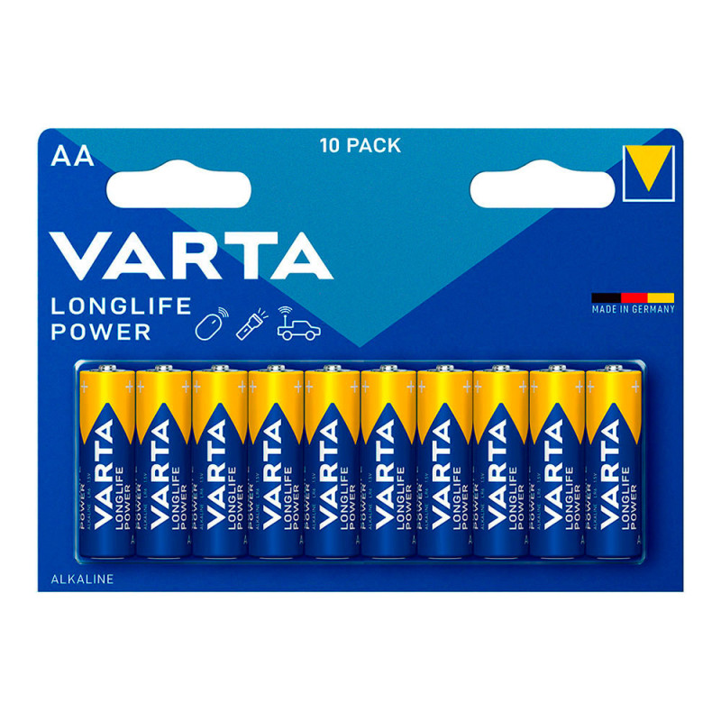 Pila alkalina longlife power aa - lr06 (blister 10 uds) ø14,5x50,5mm Pila alkalina longlife power aa - lr06 (blister 10 uds) ø14,5x50,5mm