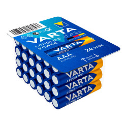 Pila alkalina longlife power aaa - lr03 caja 24 uds ø10,5x44,5mm