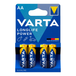 Pila alkalina longlife power aa - lr06 2 tiras (10 blisters 4 unid.) ø14,5x50,5mm precio por blister
