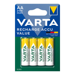 Pila varta recargable accu aa - hr6 2100 ma (blister 4 uds) ø14,5 x 50,5 mm