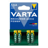 Pila varta recargable accu power aaa - lr03 1000 ma (blister 4 uds) ø10,5x44,5mm