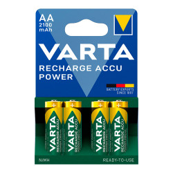 Pila varta recargable accu power aa - hr6 2100 ma (blister 4 uds) ø14,5 x 50,5 mm