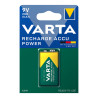 Pila recargable accu power 9 v - 6lr61 200 ma (blister 1 unid.) 26,5 x 17,5 x 48,5 mm