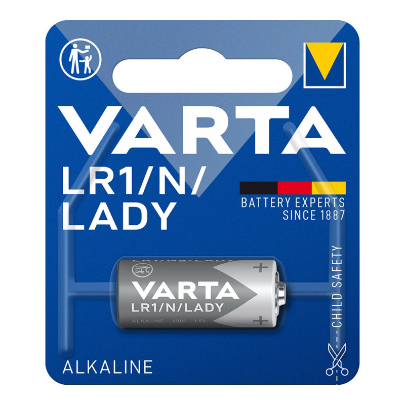 Pila varta alkalina lr1 lady 1,5v (blister 1 unid.) ø12x30,2mm Pila varta alkalina lr1 lady 1,5v (blister 1 unid.) ø12x30,2mm
