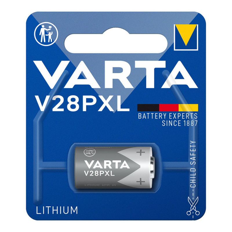 Pila varta lithium v28pxl 6v (blister 1 unid.) ø13x25,1mm Pila varta lithium v28pxl 6v (blister 1 unid.) ø13x25,1mm