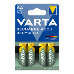 Pila varta recargable accu aa - hr6 2100 ma recycled(blister 4 uds) ø14,5 x 50,5 mm