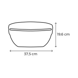 Atrapa insectos con placa adhesiva 1x18w 80m²37,5x19,6cm