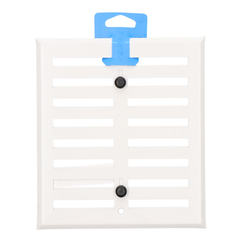 Rejilla regulable. aluminio 0.8 blanco 170x190mm Rejilla regulable. aluminio 0.8 blanco 170x190mm