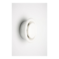 Difusor de empotrar tubo ø125mm regulable koppa acero blanco