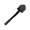 Mini pala plegable multifuncional de acero color negro 9,5x41,5cm