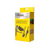Mini pala plegable multifuncional de acero color negro 9,5x41,5cm