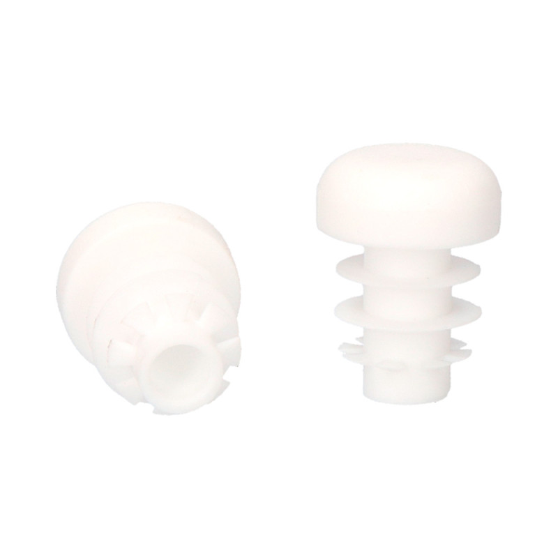 Contera redonda para interior ø12mm blanca Contera redonda para interior ø12mm blanca