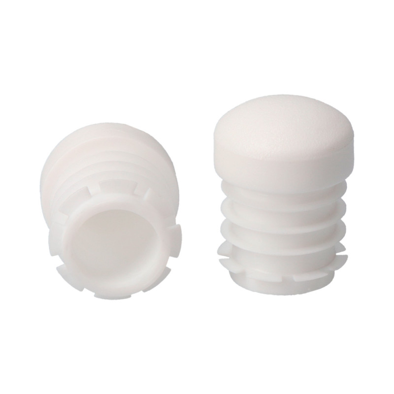 Contera redonda para interior ø20mm blanca Contera redonda para interior ø20mm blanca