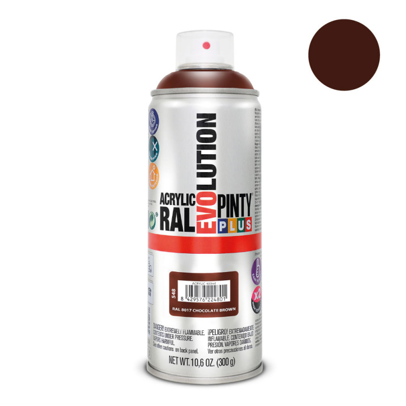 Pintura en spray pintyplus evolution 520 cc ral 8017 chocolate Pintura en spray pintyplus evolution 520 cc ral 8017 chocolate