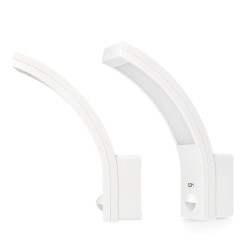 Aplique led con sensor de movimiento 10 w 1654 lm 4000 k ip54 6,6 x 18,8 x 25 cm