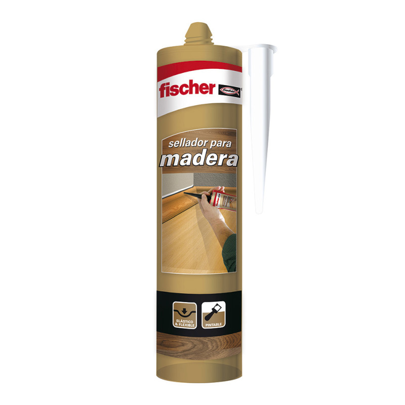 Sellador madera roble fischer 310ml 98696 Sellador madera roble fischer 310ml 98696