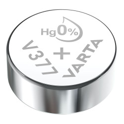 Micro pila de boton silver sr66 - v377 1,55v (blister 1 unid.) ø6,8x2,5mm