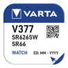 Micro pila de boton silver sr66 - v377 1,55v (blister 1 unid.) ø6,8x2,5mm