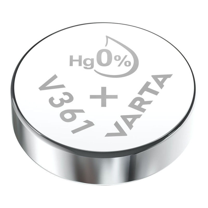 Micro pila de boton silver sr58 - v361 1,55v (blister 1 unid.) ø7,9x2,1mm Micro pila de boton silver sr58 - v361 1,55v (blister 1 unid.) ø7,9x2,1mm