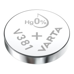 Micro pila de boton silver sr55 - v381 1,55v (blister 1 unid.) ø11,6x2,1mm