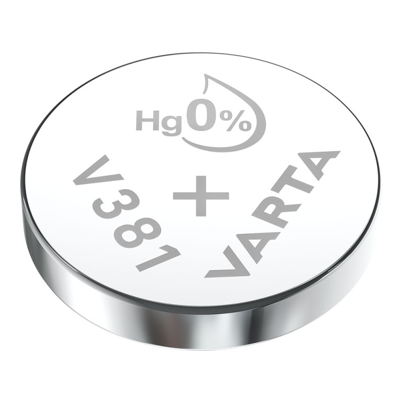 Micro pila de boton silver sr55 - v381 1,55v (blister 1 unid.) ø11,6x2,1mm Micro pila de boton silver sr55 - v381 1,55v (blister 1 unid.) ø11,6x2,1mm