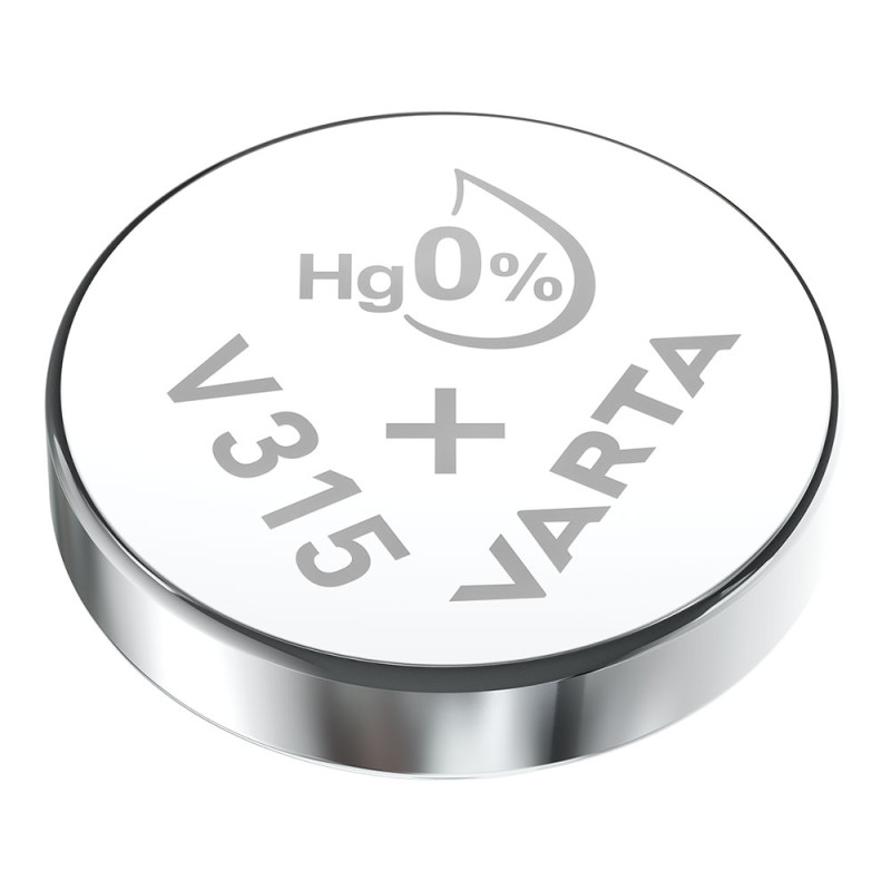 Micro pila de boton silver sr67 - v315 1,55v (blister 1 unid.) ø7,9x1,68mm Micro pila de boton silver sr67 - v315 1,55v (blister 1 unid.) ø7,9x1,68mm