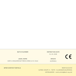 Micro pila de boton silver sr69 - v370 1,55v (blister 1 unid.) ø9,5x2,15mm