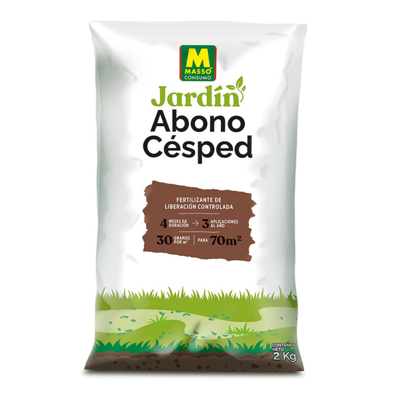 Abono para cesped 2kg 231801 massó Abono para cesped 2kg 231801 massó