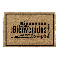 Felpudo 60x40cm modelo bienvenidos idiomas