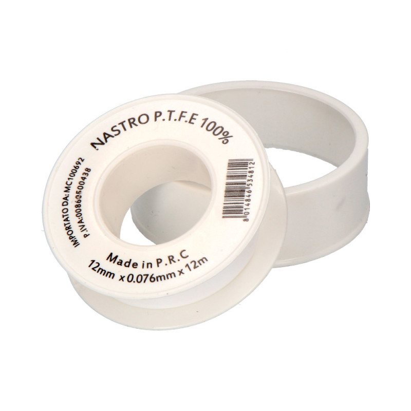 Cinta de ptfe 12mm x 12m 76 micron Cinta de ptfe 12mm x 12m 76 micron
