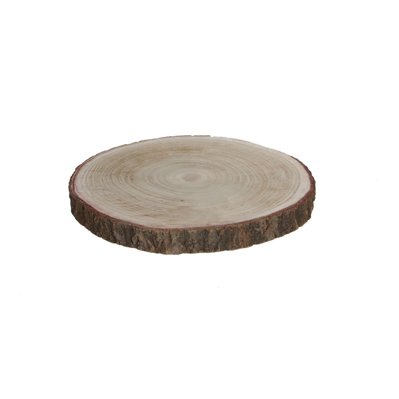 Base decorativa tronco de madera ø30 x 3 cm Base decorativa tronco de madera ø30 x 3 cm