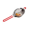Colador inoxidable con mango de silicona 13.5cm