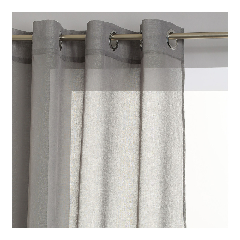 Visillo con ollaos color vison 140x240cm Visillo con ollaos color vison 140x240cm