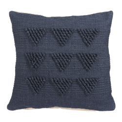 Cojin color azul marino 45x45cm