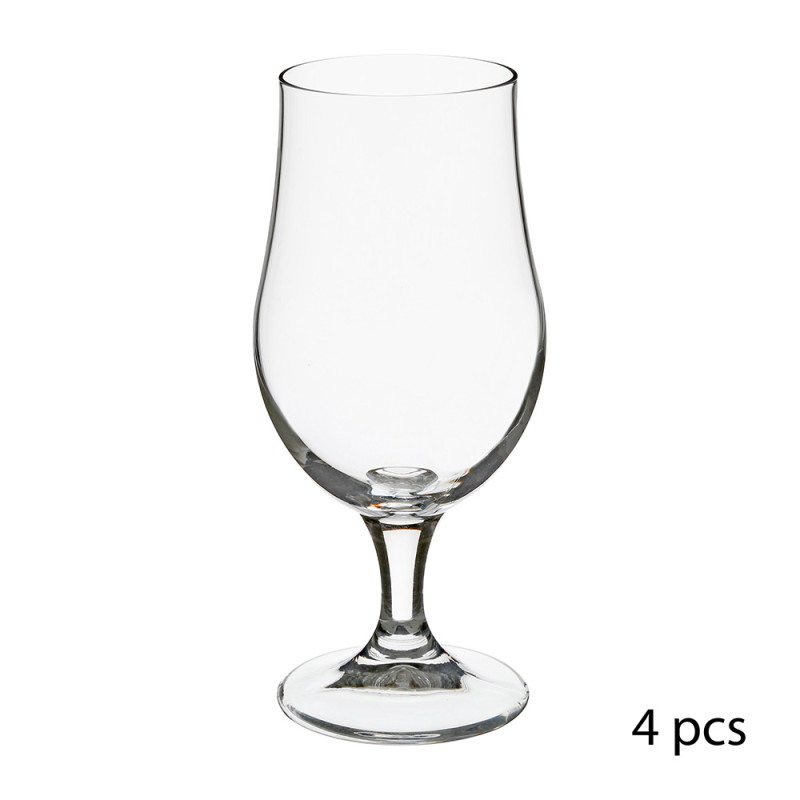 Pack 4 copas de cerveza de cristal 37cl Pack 4 copas de cerveza de cristal 37cl