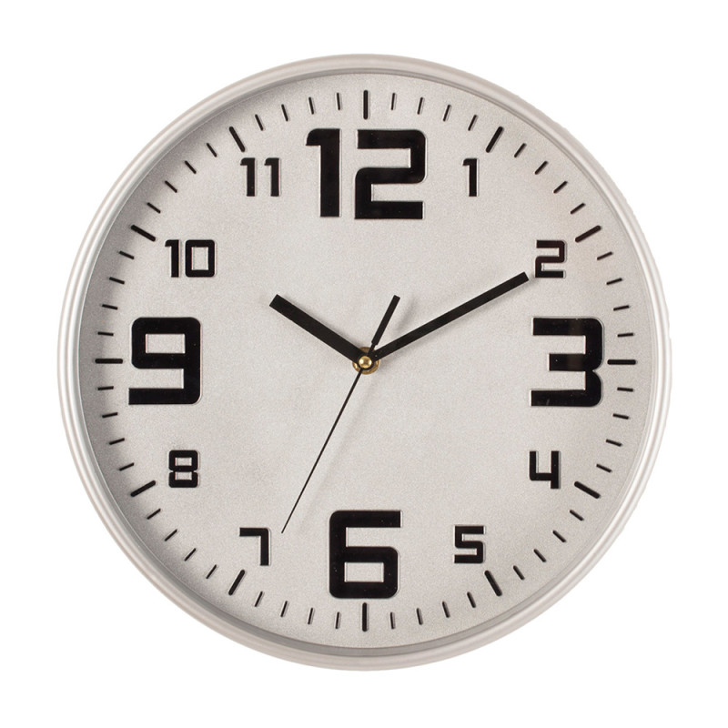 Reloj color plata ø30cm Reloj color plata ø30cm