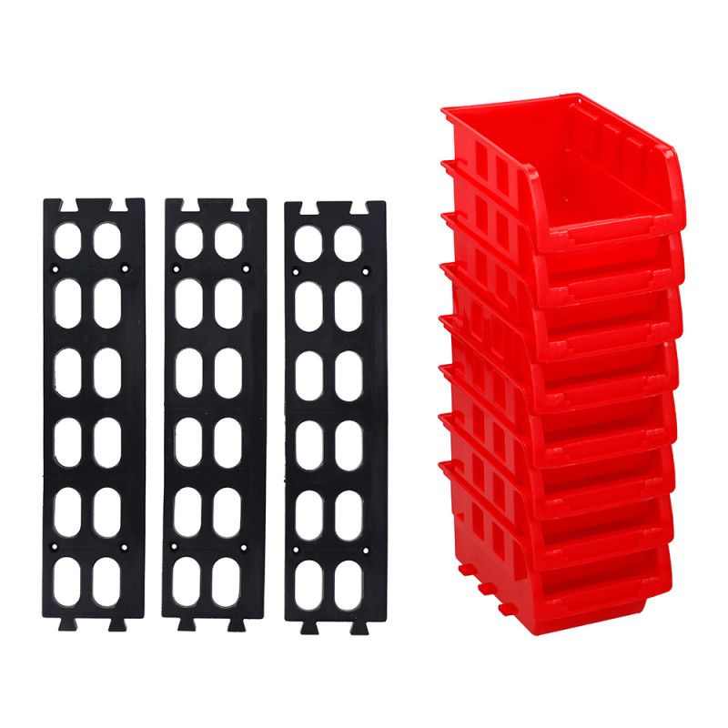 Set de 8 mini gavetas apilables 12x10cm Set de 8 mini gavetas apilables 12x10cm
