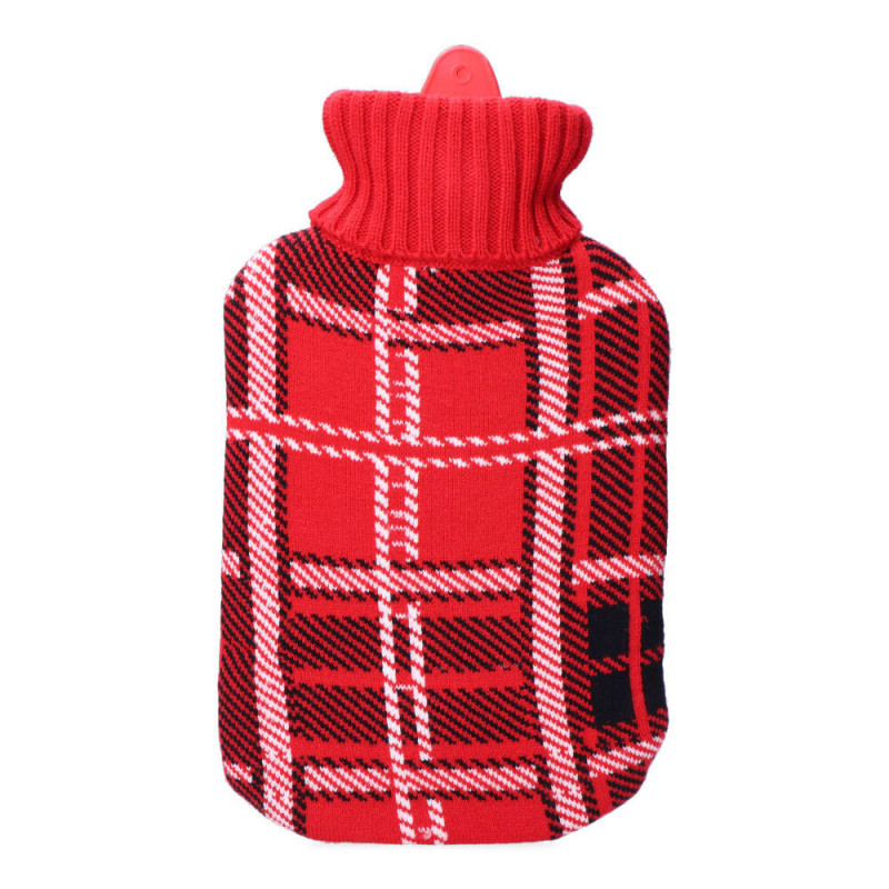 Bolsa de agua caliente. modelo clasico escoces rojo 2 l Bolsa de agua caliente. modelo clasico escoces rojo 2 l