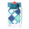 Bolsa de agua caliente. modelo cuadros de colores marinos 2 l