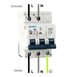 Iga 2p 40a c 10ka protector de sobretension permanente segun normativa en-50550 y transitorio 5-15ka 275v