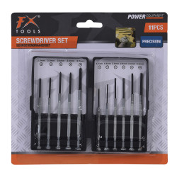 Destornilladores de precision, 11 piezas