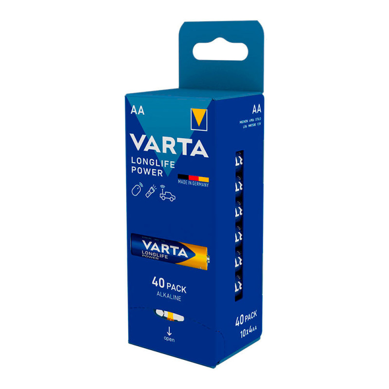 Pila alkalina longlife power aa - lr06 (caja 40 uds granel) 6x5x14cm Pila alkalina longlife power aa - lr06 (caja 40 uds granel) 6x5x14cm