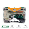 Herramienta multiusos rotativa 170w + 41 tipos de accesorio (190 piezas en total) 23,5x7cm koma tools