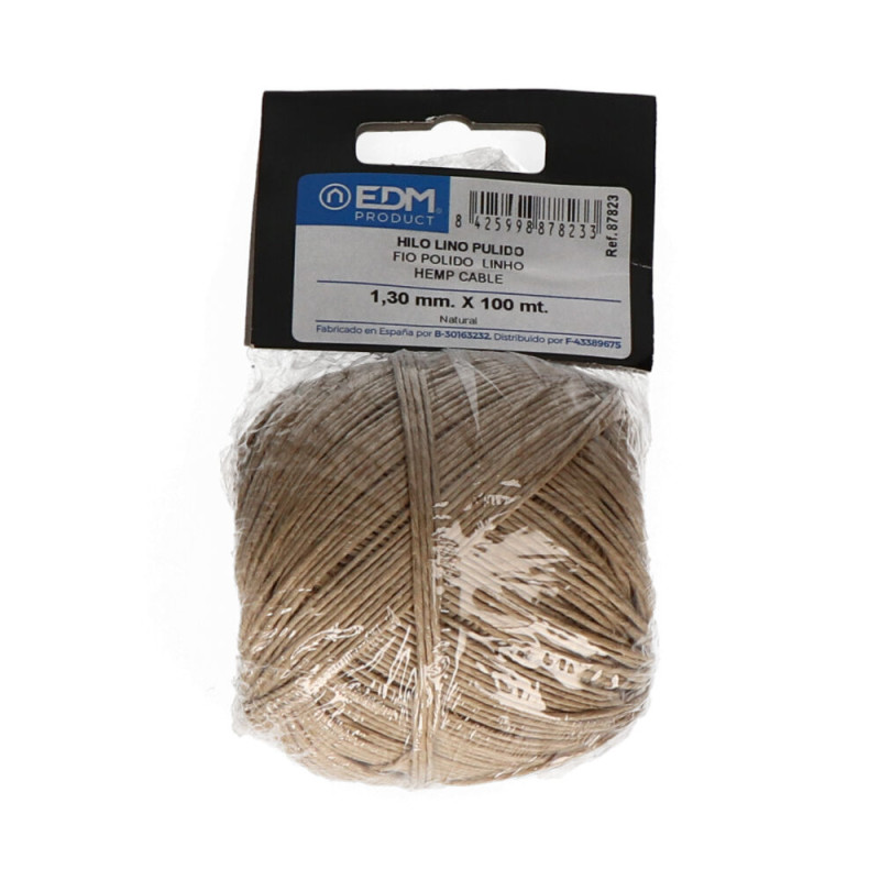 Bana hilo pulido cañamo n5 100g edm Bana hilo pulido cañamo n5 100g edm